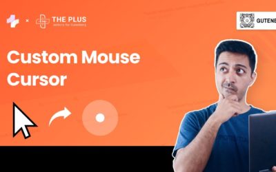 How to Create Custom Mouse Cursor In WordPress Gutenberg Editor | PNG, GIF, Text, & Follow Circle