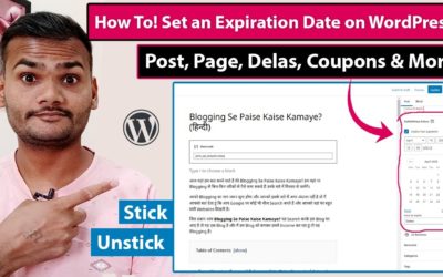 How to Set an Expiration Date on WordPress (Post, Page, Delas, Coupons & More) 2022