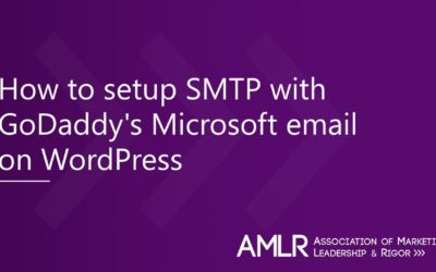 Quick Fix: Can't send email from WordPress | Set up SMTP for GoDaddy Microsoft Email on WordPress