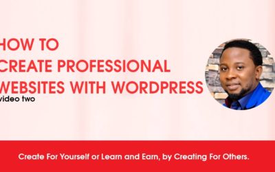 Video2: How To Create a Professional Website using WordPress | WordPress Website Design in 2022