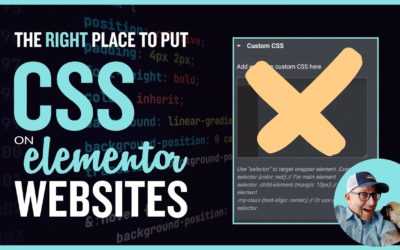 Where To Add CSS In Elementor Websites