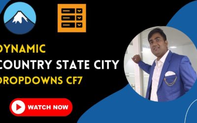 Add Dynamic Country State City Dropdowns in WordPress Contact Form | Country State City Dropdown CF7