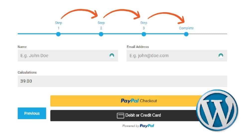 Create A Multi-Step WordPress Form With A PayPal Button At The End ...