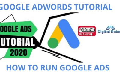 Digital Advertising Tutorials – Google AdWords Tutorial 2020 || How to Run Google Ads || Digital Rakesh