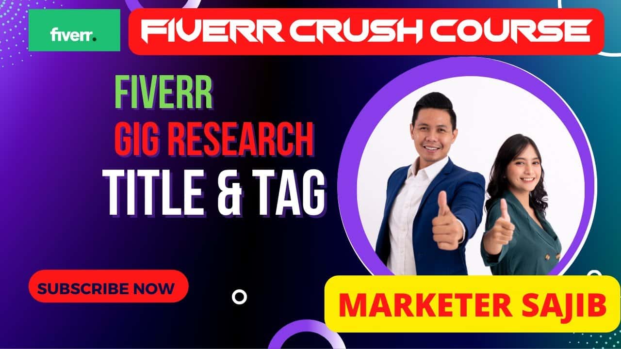 How to Research Fiverr Gig Bangla tutorial a to z #title and #tags