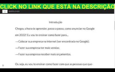 Digital Advertising Tutorials – Passo a Passo para Anunciar no Google Ads