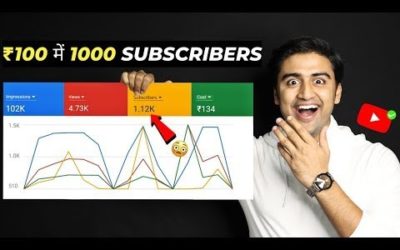 Digital Advertising Tutorials – ₹100 में 1000 SUBSCRIBERS कैसे?😱🔥| How to Promote Youtube Videos On Google Ads (2022) Google Adwords