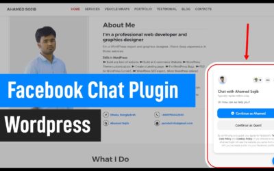 Facebook Chat Plugin WordPress | Add Messenger In Website | WordPress Plugin Tutorials