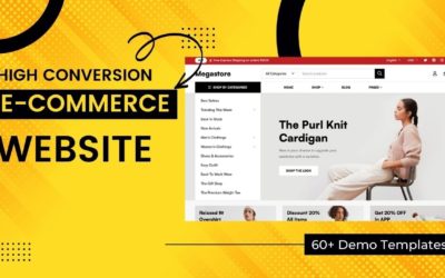 High Conversion eCommerce Website | Elementor WooCommerce Theme | Minimog WordPress Theme