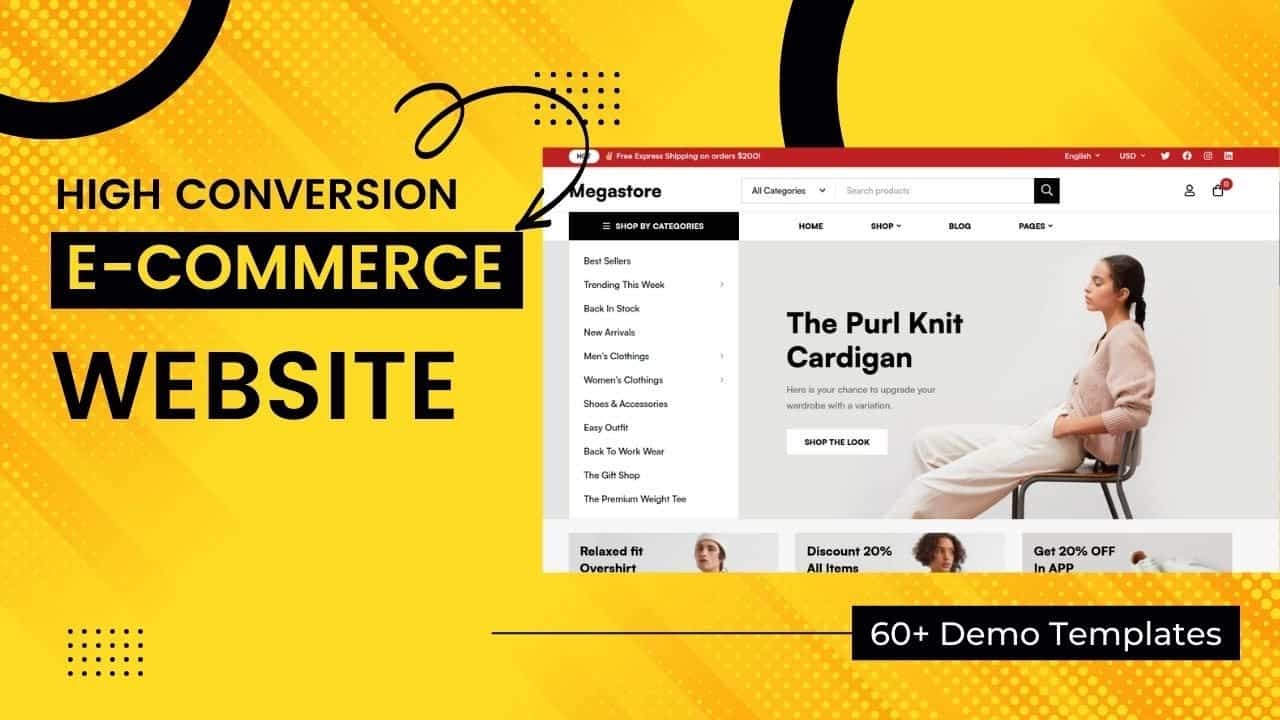 High Conversion eCommerce Website | Elementor WooCommerce Theme | Minimog WordPress Theme