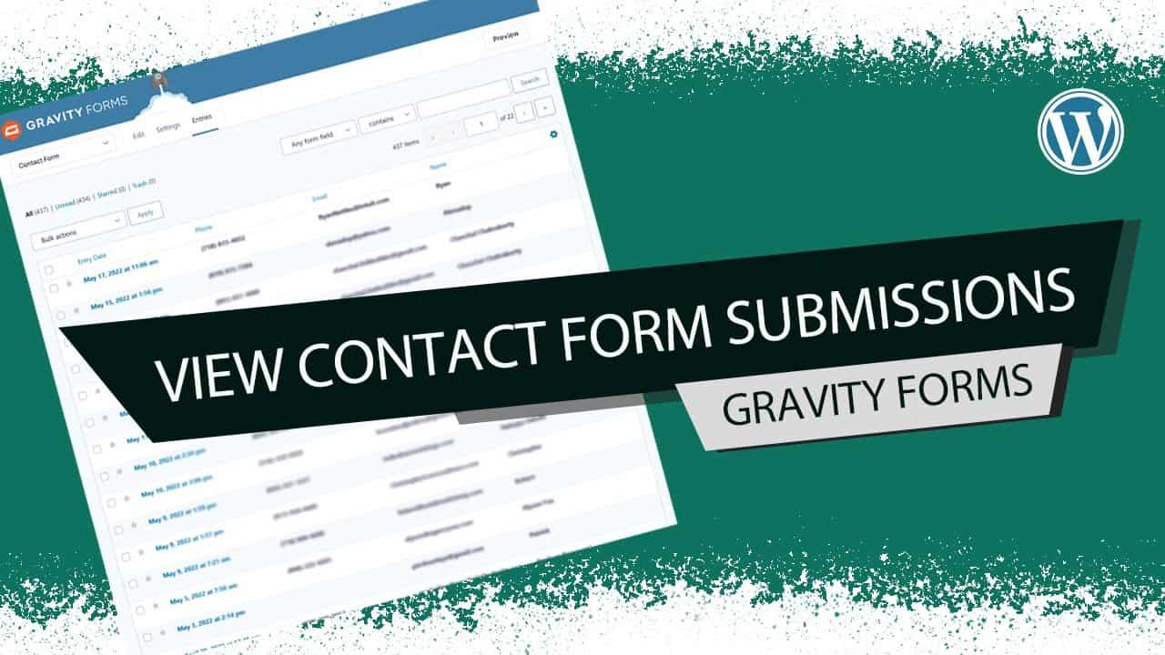 How to Access User Submitted Data in WordPress with Gravity Forms