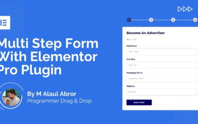 Multi Step Form With Elementor Pro Plugin – Membuat Multi Step Form WordPress