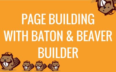 Page building with Baton free theme & Beaver Builder plugin