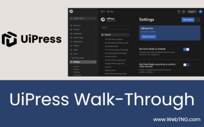 UiPress Walk-Through