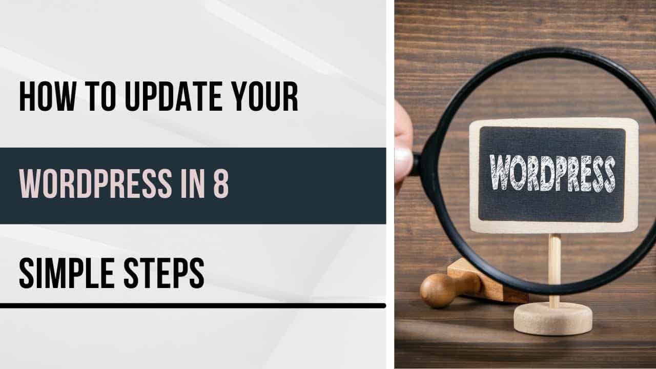 #wordpress  How to update your website in 8 easy steps