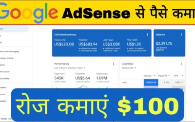 Digital Advertising Tutorials – Google Adsense Se Paise Kaise kamaye || Daily $50 Earn with Google AdSense