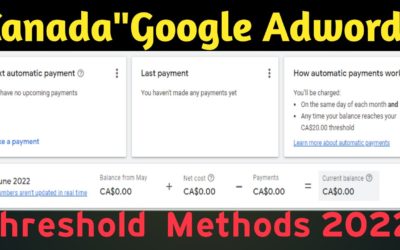 Digital Advertising Tutorials – Google Adwords Threshold 2022 || Google ads || live Account