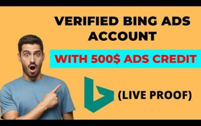 Digital Advertising Tutorials – Live Verified Bing Ads Account With 500$ Credit 🔥 || Unlimited Bing Ads Accounts Method 2022 ✅