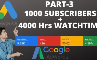 Digital Advertising Tutorials – Part-3- How To Promote YouTube Videos  Google Adword Campaign | google adwords tutorial | Adwords