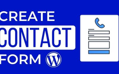 How to Create Contact Form in WordPress 2022