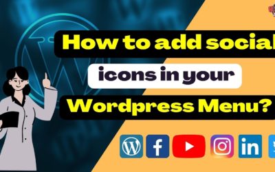 How to add Social Media Icons to WordPress Menus | Social Media Sharing on  WordPress Website