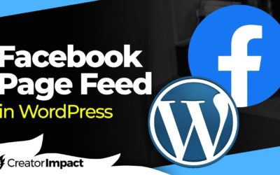 Add a Facebook Feed to WordPress (Post list – NOT A LIKEBOX!)