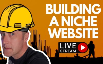 BUILDING A NICHE WEBSITE – LIVE – Using WordPress & Popcorn Theme