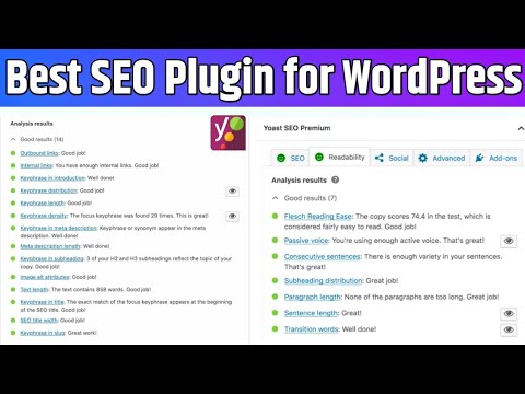 Best Free SEO plugin for WordPress 2022 [Yoast SEO Guide]