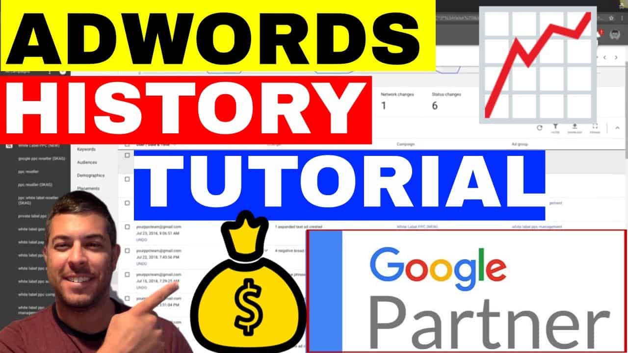 Adwords Change History Report Tutorial - Google Adwords History (NEW)