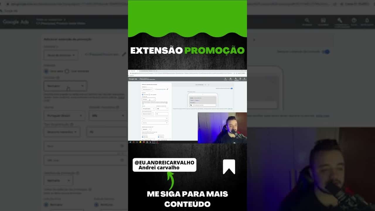 (GOOGLE ADS) EXTENSÃO DE PROMOÇÃO - GOOGLE ADS