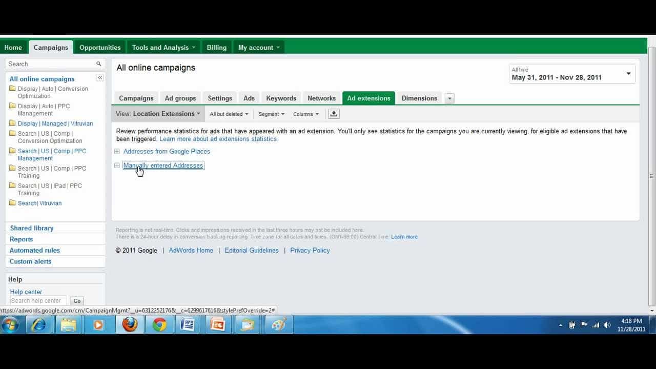 Google Adwords Location Extension Tutorial