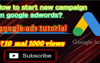 Digital Advertising Tutorials – How to start new campaign on google adwords? Google adwords tutorial.#google ads #tutorials