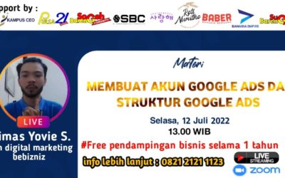 Digital Advertising Tutorials – MEMBUAT AKUN GOOGLE ADS DAN STRUKTUR GOOGLE ADS