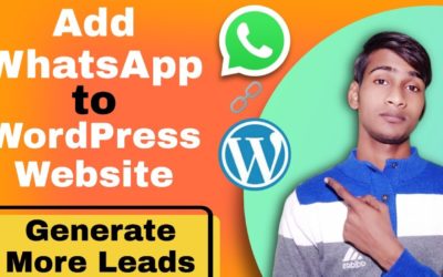 How To Add WhatsApp to WordPress Website in 2022✔ | WhatsApp Chat in Website | Learn Step by Step