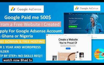 How To Create A Website On WordPress Completely For Free. Apply For Google Adsense And Make 500$.