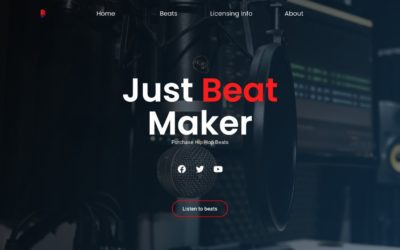 How To Make a Beat Selling Website in 5 Minutes with WordPress & Elementor |