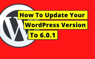 How To Update Your WordPress Version To 6.0.1