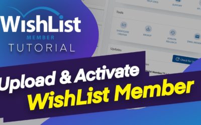 How To Upload and Activate WishList Member