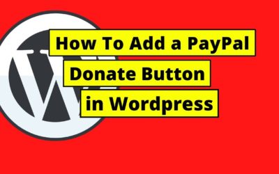 How to Add a PayPal Donate Button in WordPress