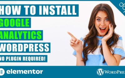 How to Install Google Analytics in WordPress Elementor without a plugin