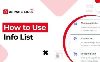 How to Use Info List Widget by Ultimate Store Kit in Elementor