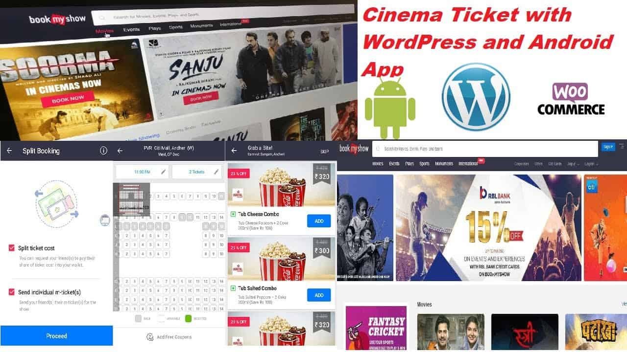 How to create a Movie Ticket booking website like Bookmyshow with WordPress | Movie Booking System