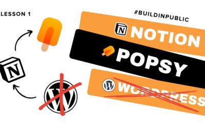 Switching blog from WordPress to Popsy with Notion CMS #wordpress #notion #popsy