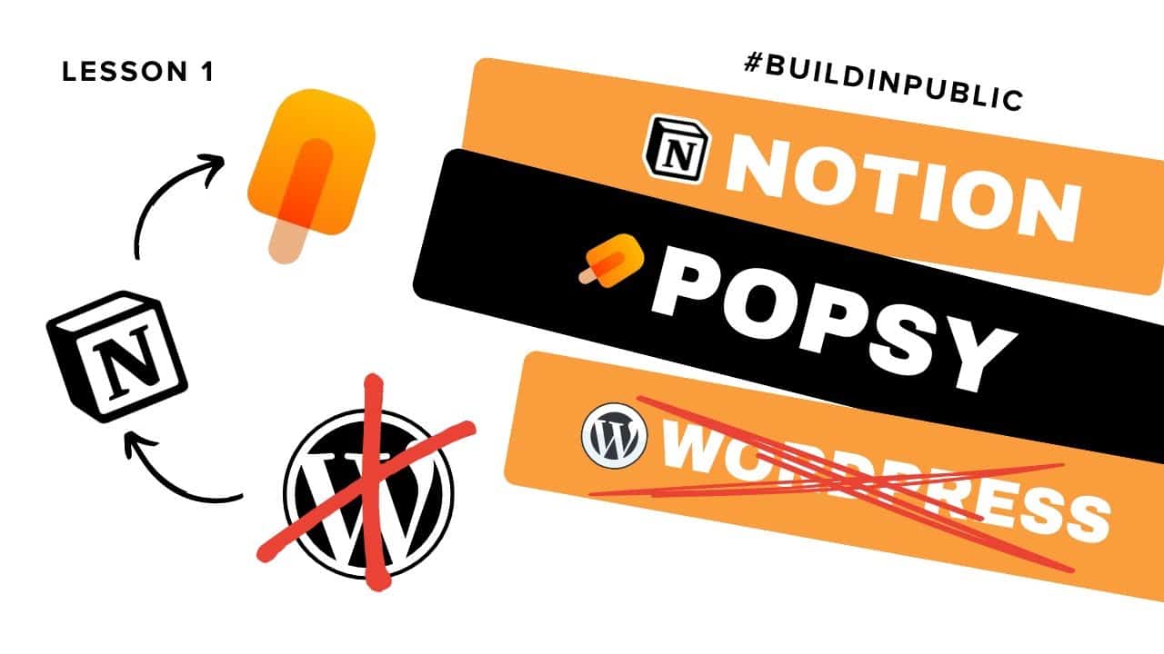 Switching blog from WordPress to Popsy with Notion CMS #wordpress #notion #popsy