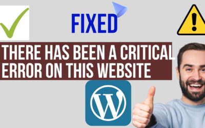 There has been a critical error on this website: WordPress error | 100% working