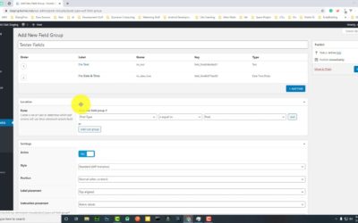 Advanced Custom Fields for WordPress – Vid#1
