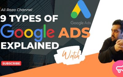 Digital Advertising Tutorials – 9 Types of Google Ads  – Which One Is Right for you – [Complete Guide with Examples in English]