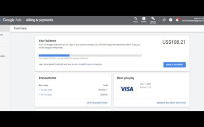 Digital Advertising Tutorials – Google Ads Prepaid Payment Verified Threshold Method 2022