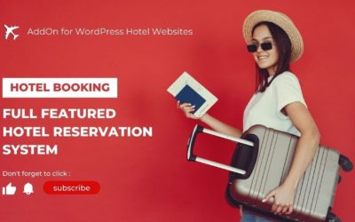 Hotel Booking System for WordPress Website | Complete Hotel Reservation Plugin with Payment | HBook