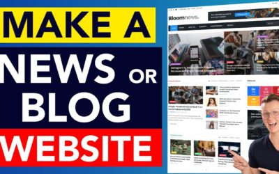 How To Make A News Or Blog Website